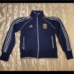 Adidas navy Argentina team jacket Sm